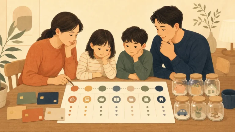 가족 카드 결제일이 겹칠 때, 잔액보다 먼저 보는 일주일 현금표