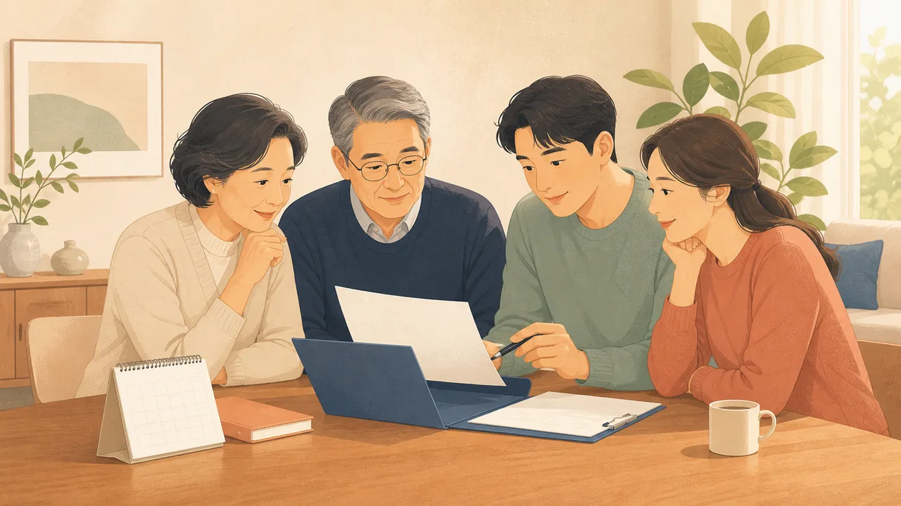 퇴직 후 건강보험 고지서를 받기 전, 가족이 확인할 변화의 순서